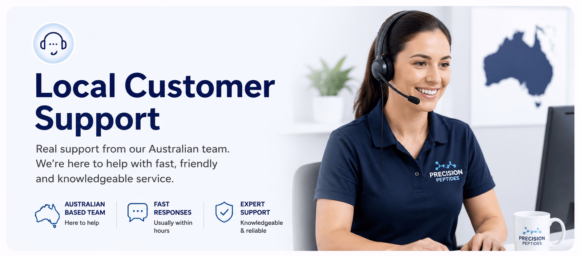 Local Customer Support — real support from our Australian based team, with fast responses usually within hours and knowledgeable, reliable expert help.